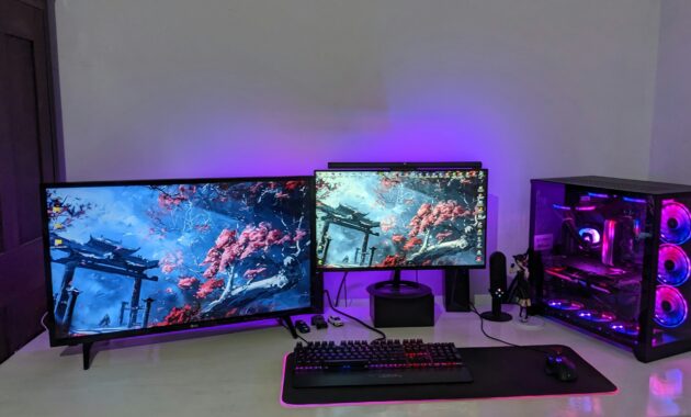 Inspirasi Setup Gaming Minimalis di Kamar Sempit (Sumber: Unsplash/sdl sanjaya)