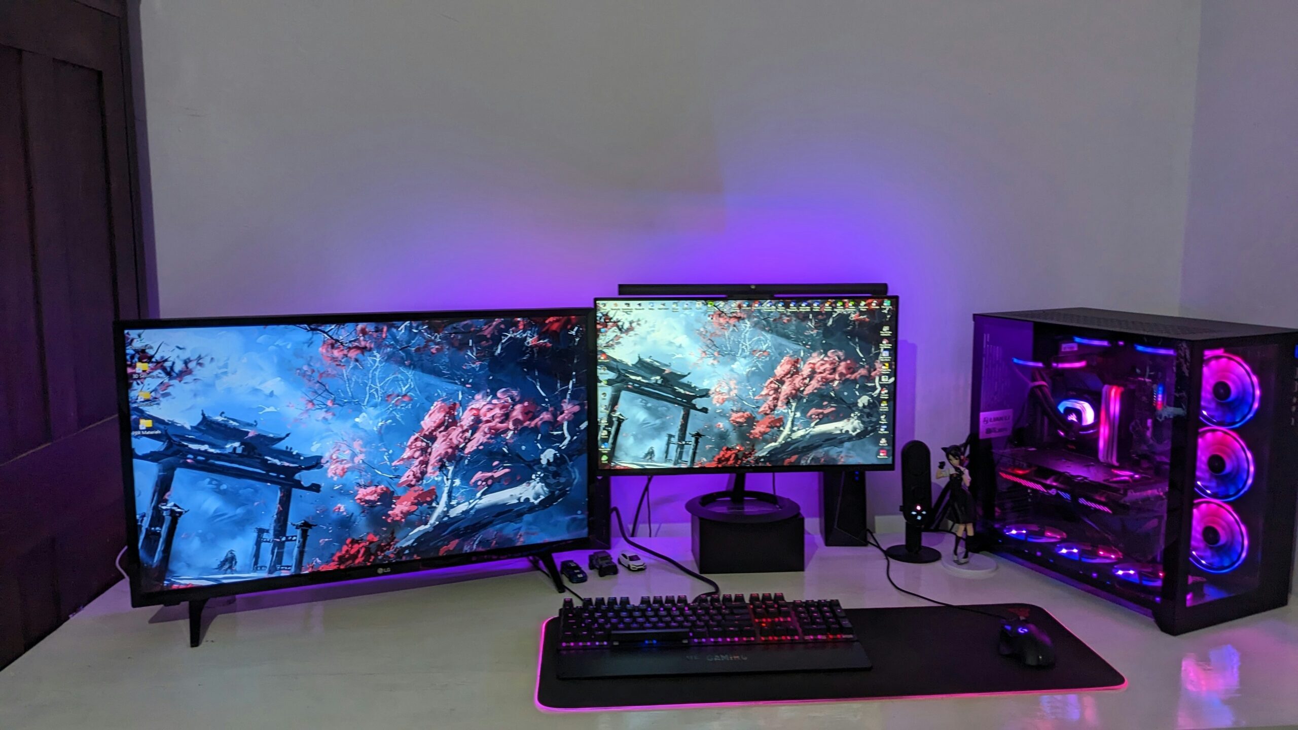 Inspirasi Setup Gaming Minimalis di Kamar Sempit