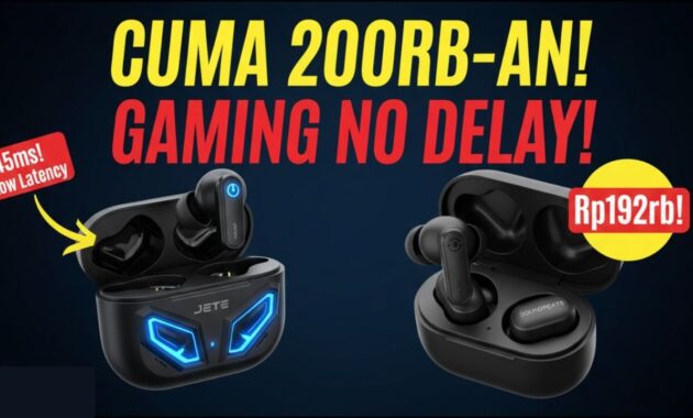 Rekomendasi TWS Gaming Earbuds Terbaik dan Murah (Foto: YouTube Teknofans)